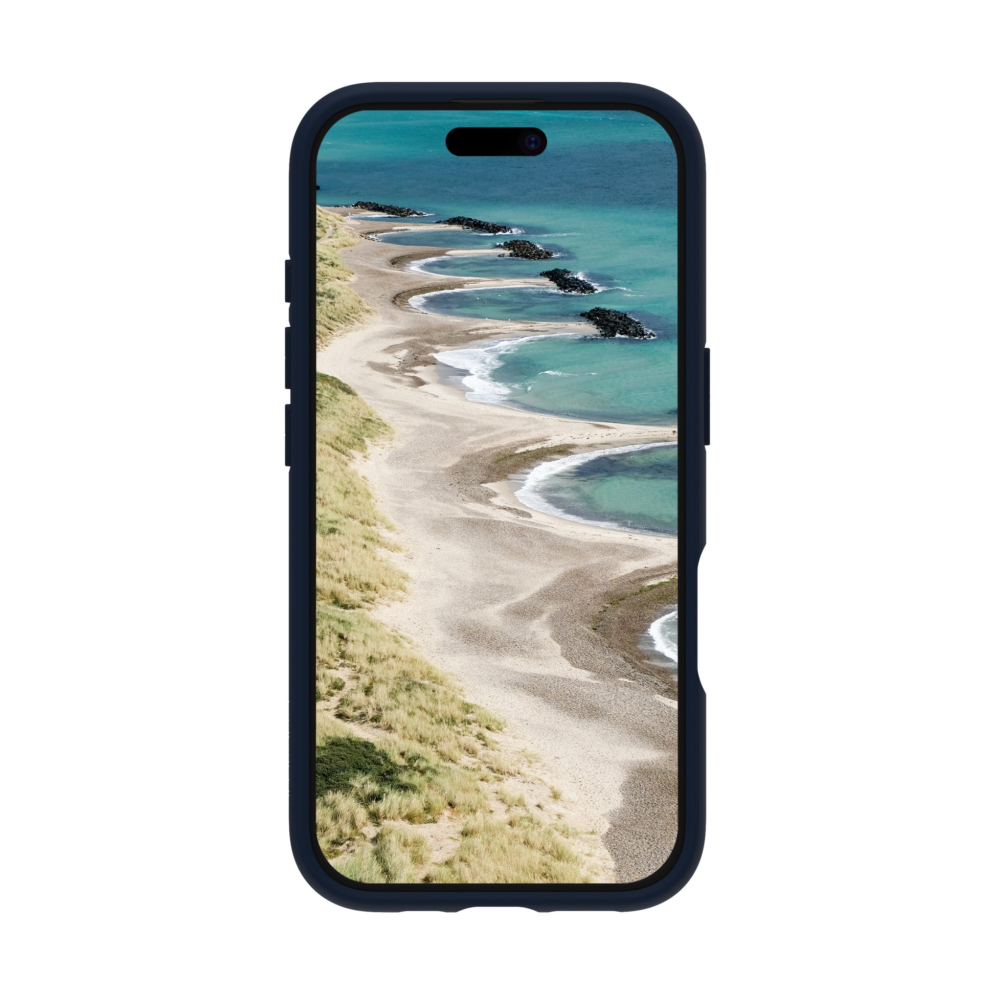 dbramante1928 Grenen Backcover – für Apple iPhone 16 Pro, MagSafe, Kunststoff, blau, bis 2 m sturzsicher