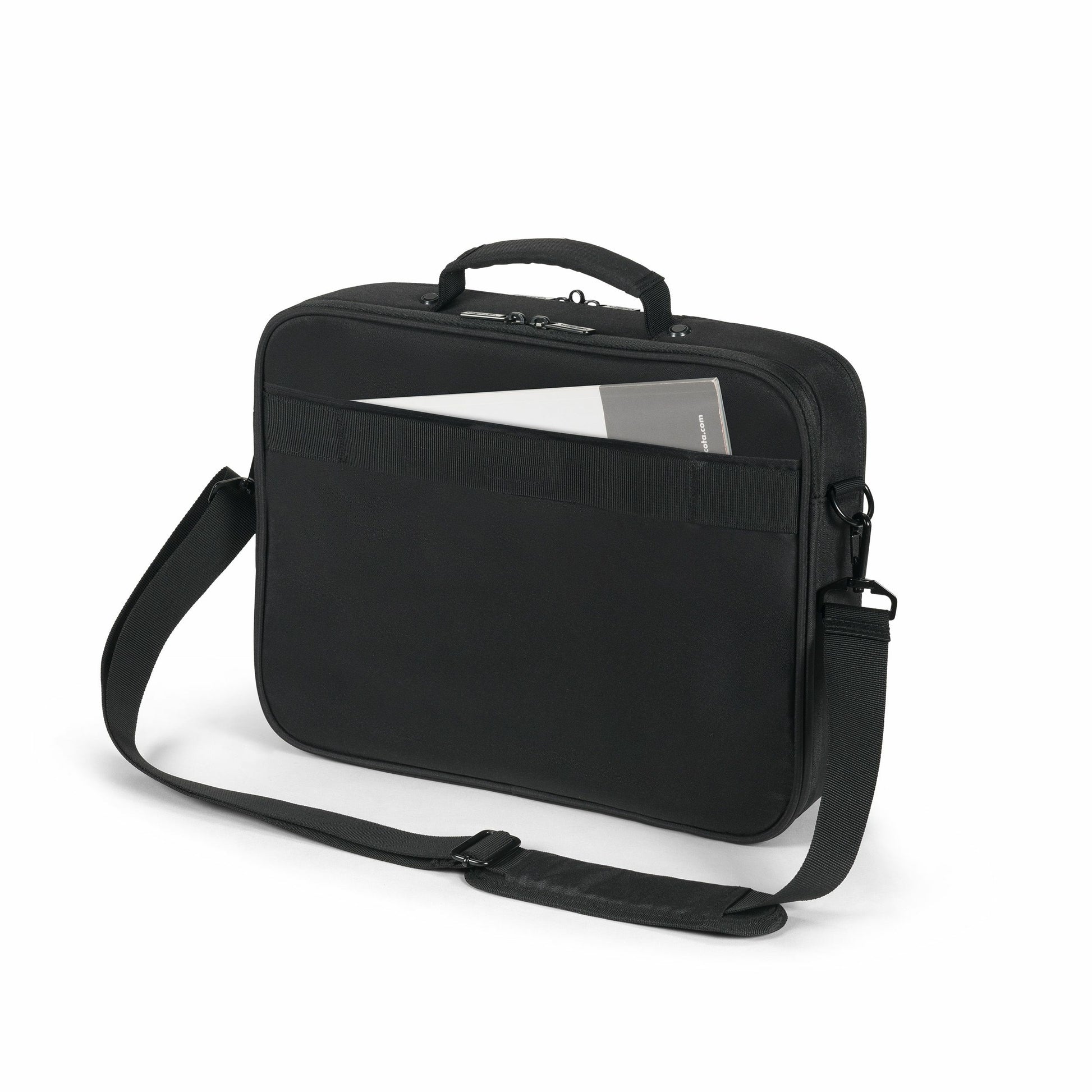 DICOTA Notebook-Tasche für Geräte bis 14,1" – wasserabweisend, 100% recyceltes PET – Schwarz