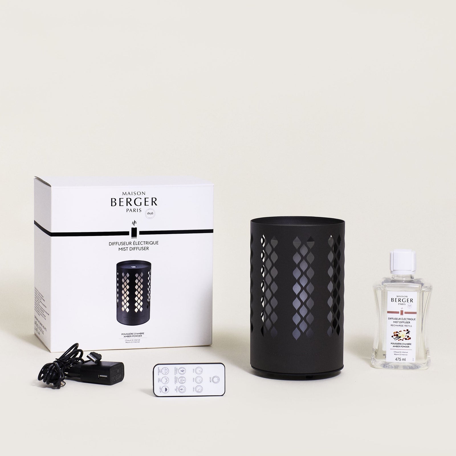 Maison Berger Paris Aromadiffusor Losange – Tank 0,5 l, Laufzeit 48 h