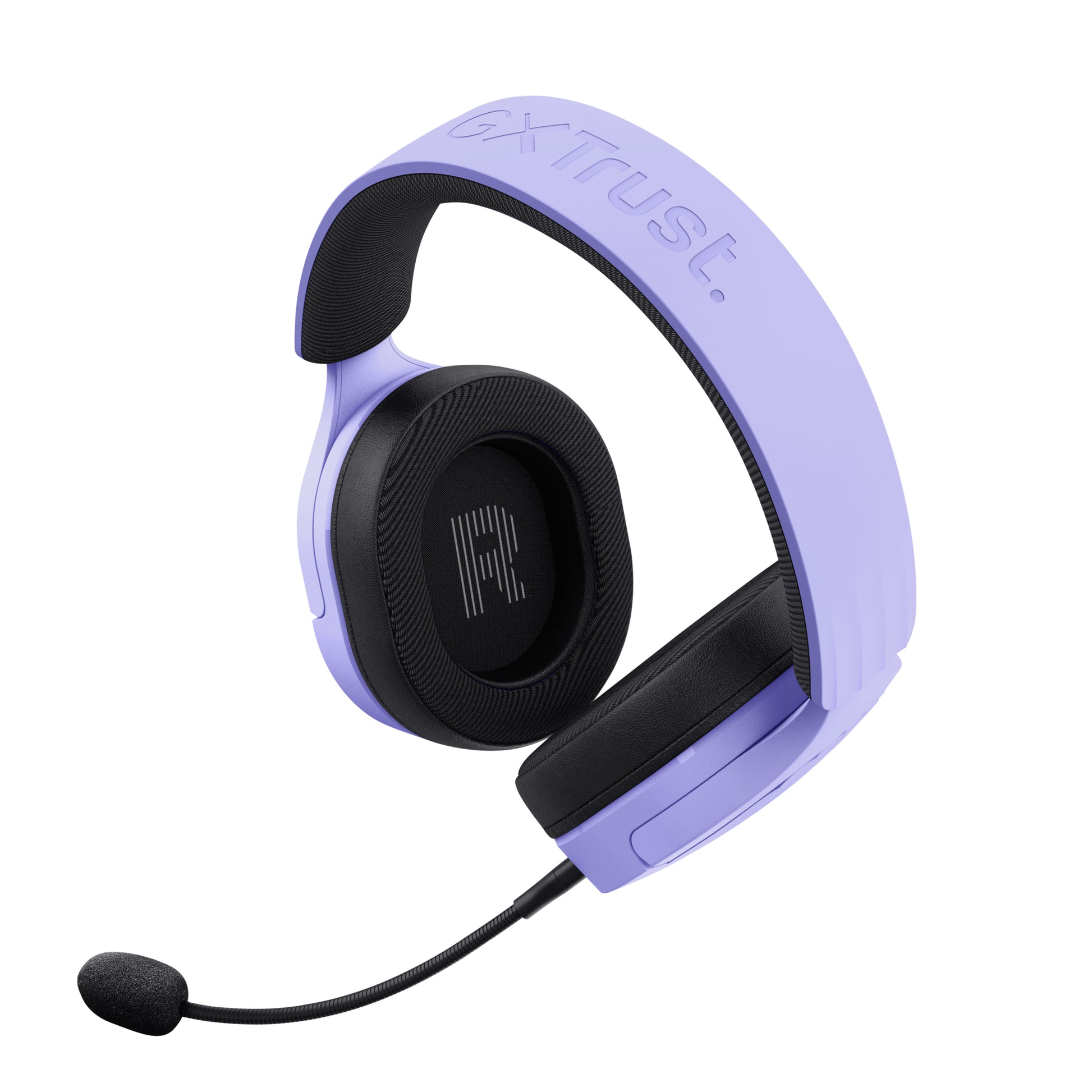 Trust GXT 491P FAYZO – Over-Ear Gaming-Headset – USB-A, Surround-Sound, Stummschaltung – Schwarz/Violett