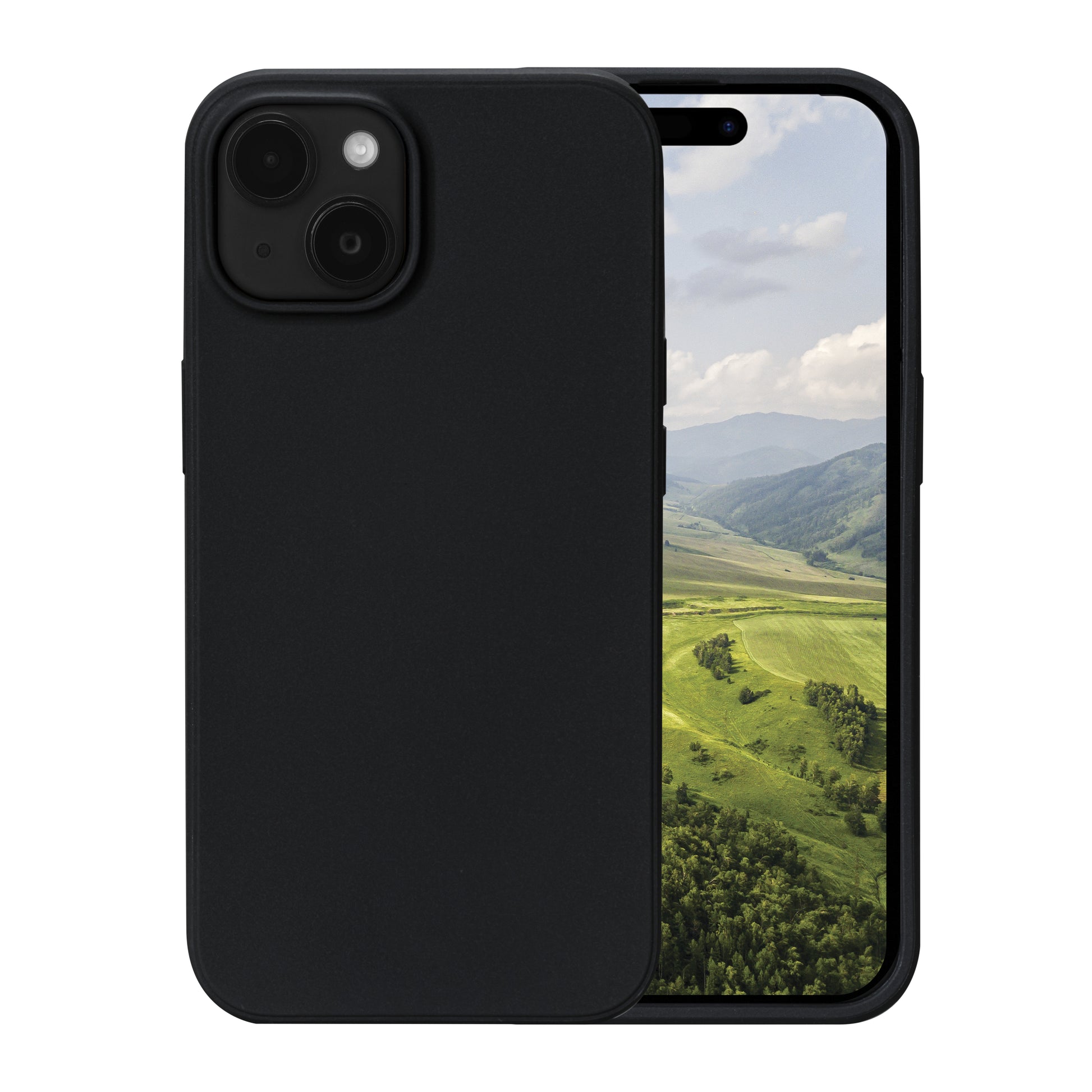 dbramante1928 Greenland Backcover – für Apple iPhone 15, Recycling-Kunststoff, schwarz