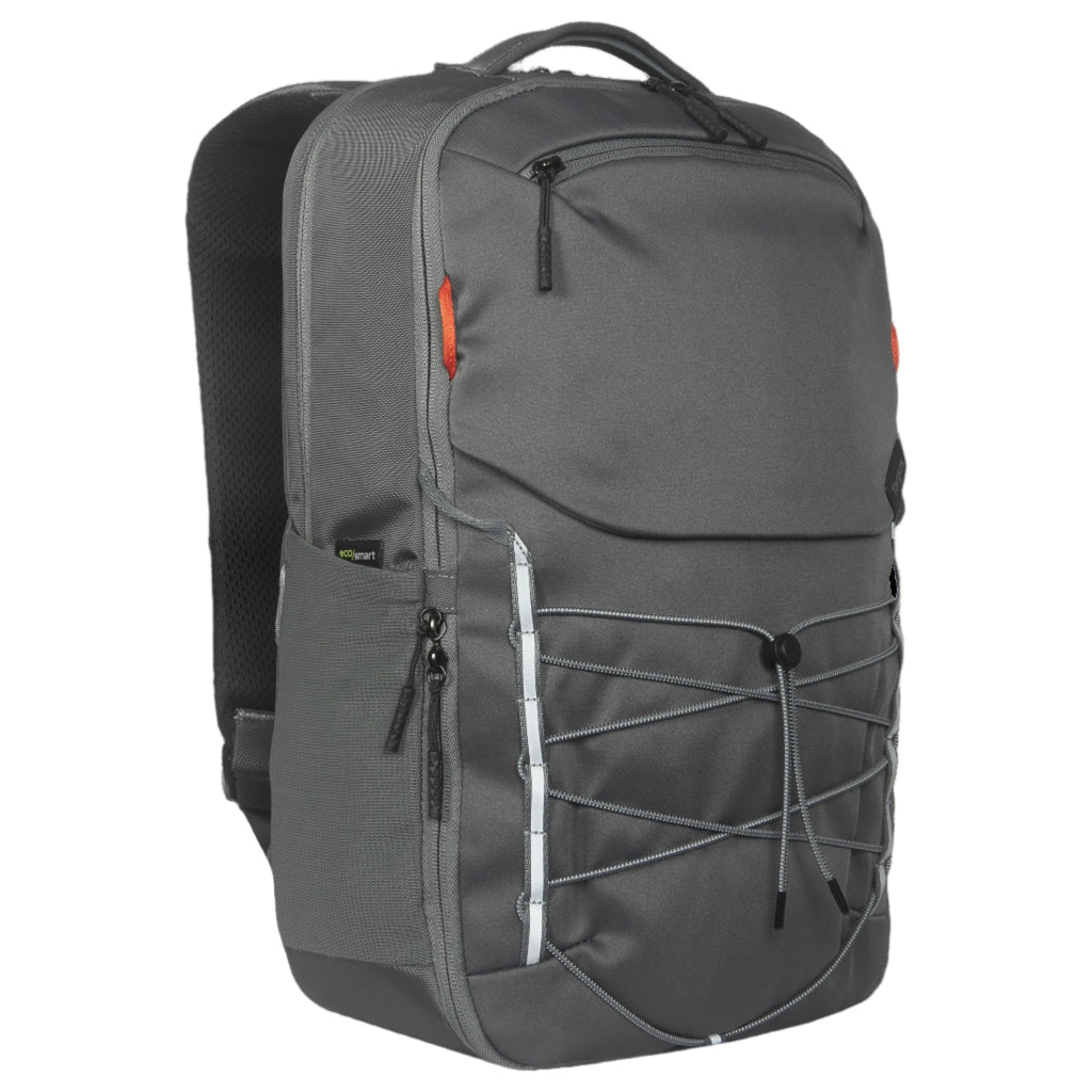 Targus Notebook-Rucksack Work+Play Trio – für 16", 20 l, aus recyceltem Material – Grau, 295 × 470 × 130 mm