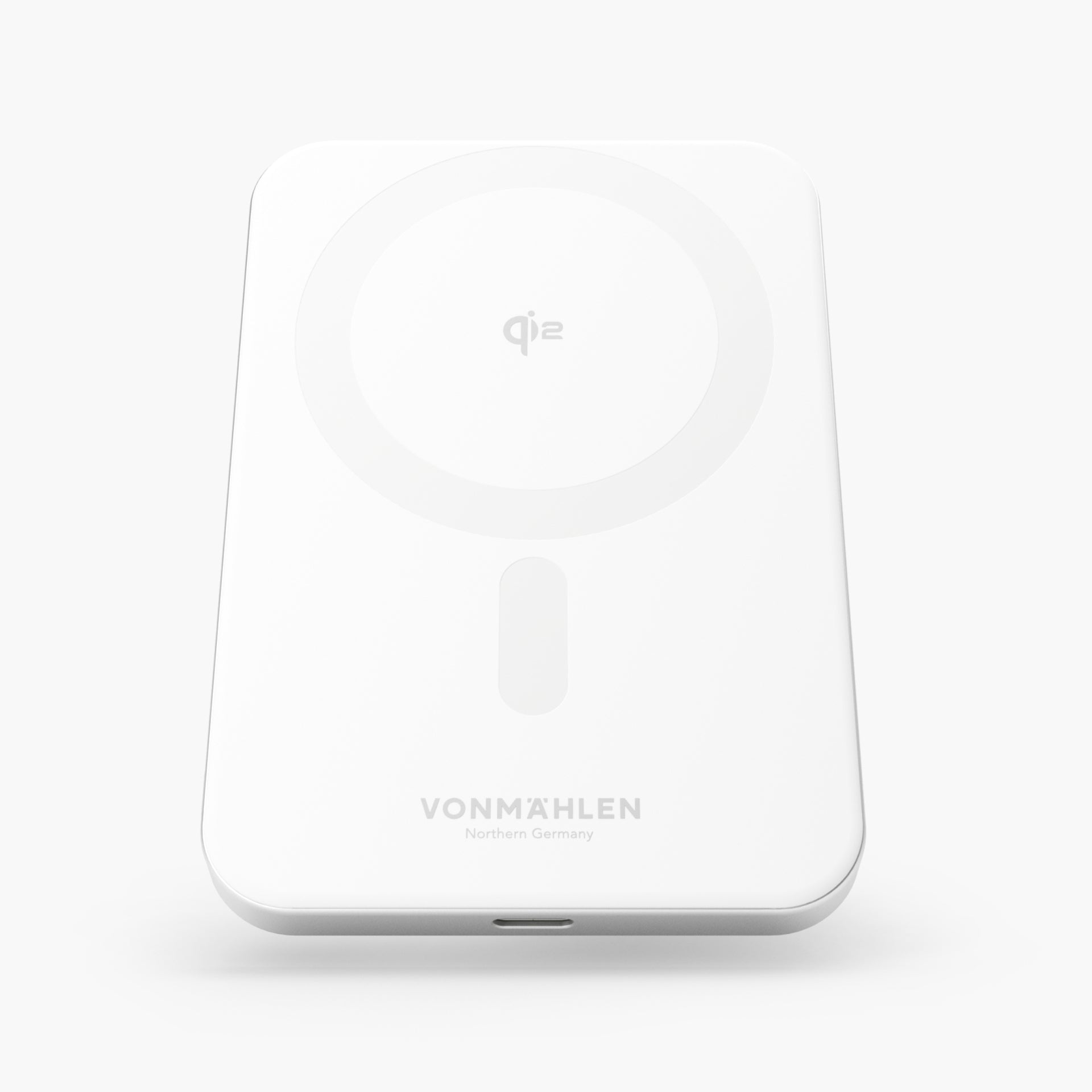 Vonmählen MagSafe Powerbank 5000 mAh, PD 15 W, 1× USB-C, für iPhone (MagSafe), Weiss