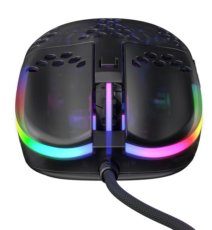 CHERRY XTRFY MZ1 – Gaming-Maus – Kabelgebunden (USB‑A), 16000 DPI, RGB-Beleuchtung, beidhändig, Schwarz
