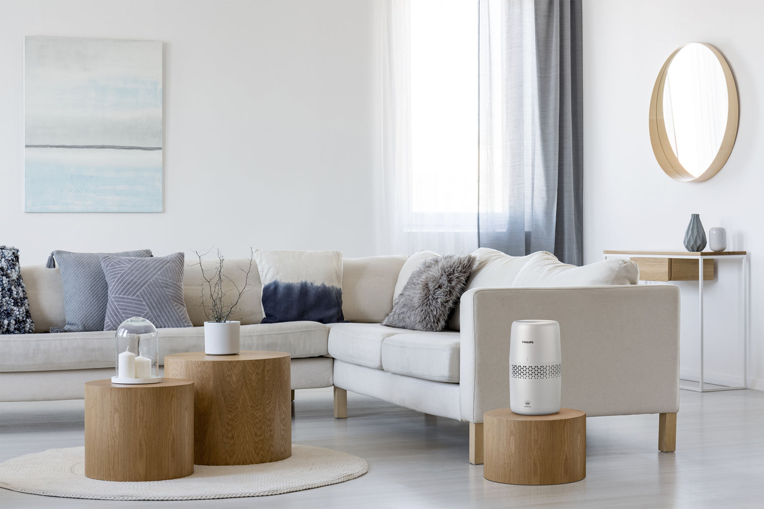 Philips Luftbefeuchter HU2510/10 – Dampf, 190 ml/h, 2 l Tank, bis 31 m², 45 dB