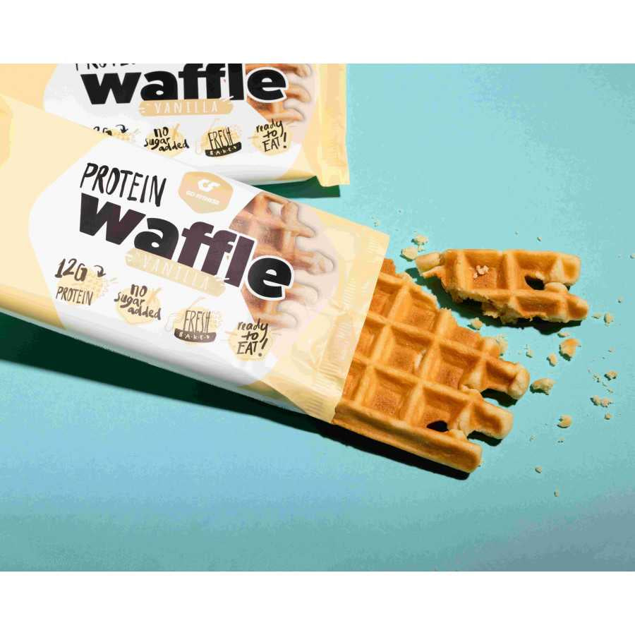 Go Fitness Protein-Waffel – Vanille – 12 × 50 g