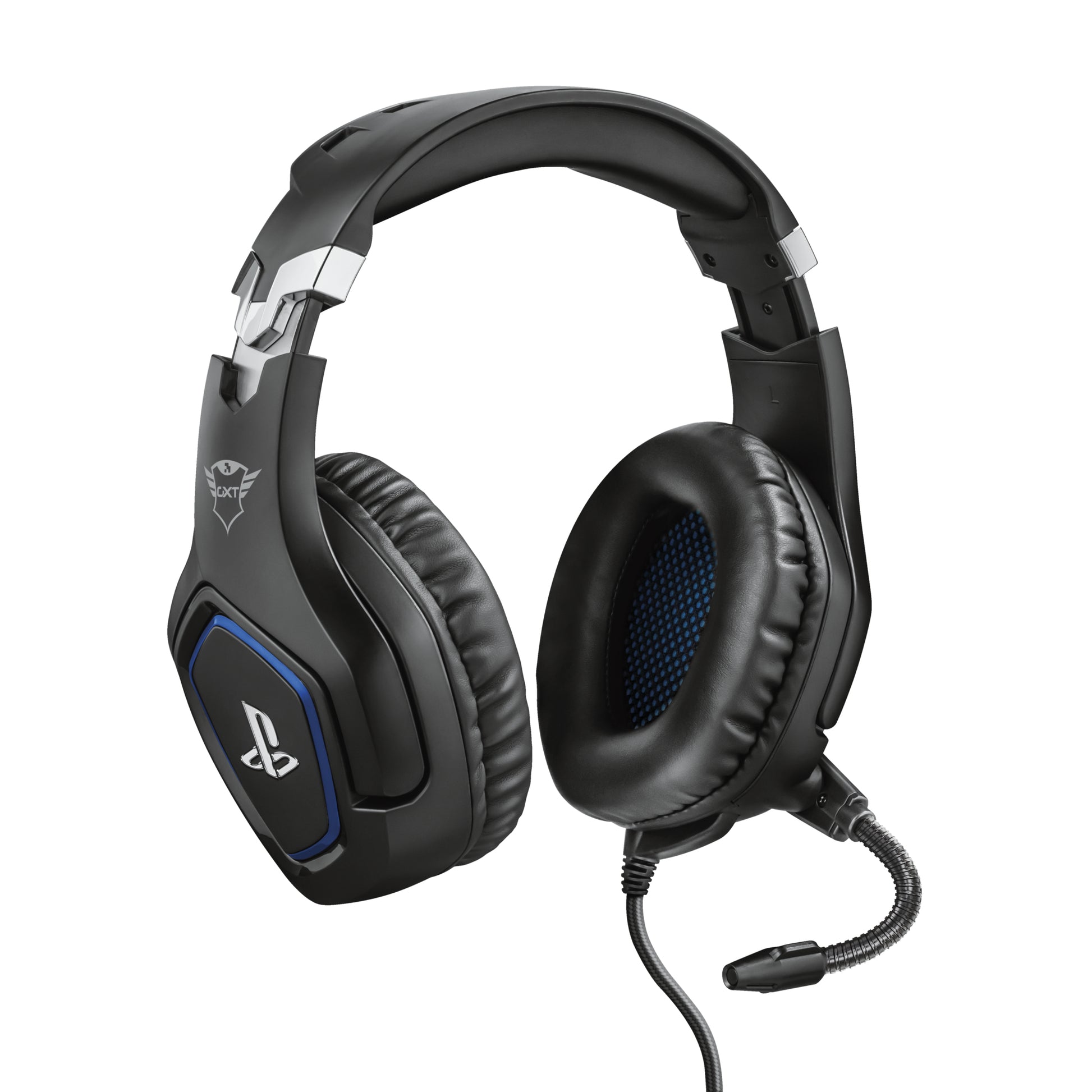 Trust GXT 488 Forze Gaming-Headset – Over-Ear, Stereo, Kabelgebunden, 3,5 mm Klinke, für PS4, Schwarz