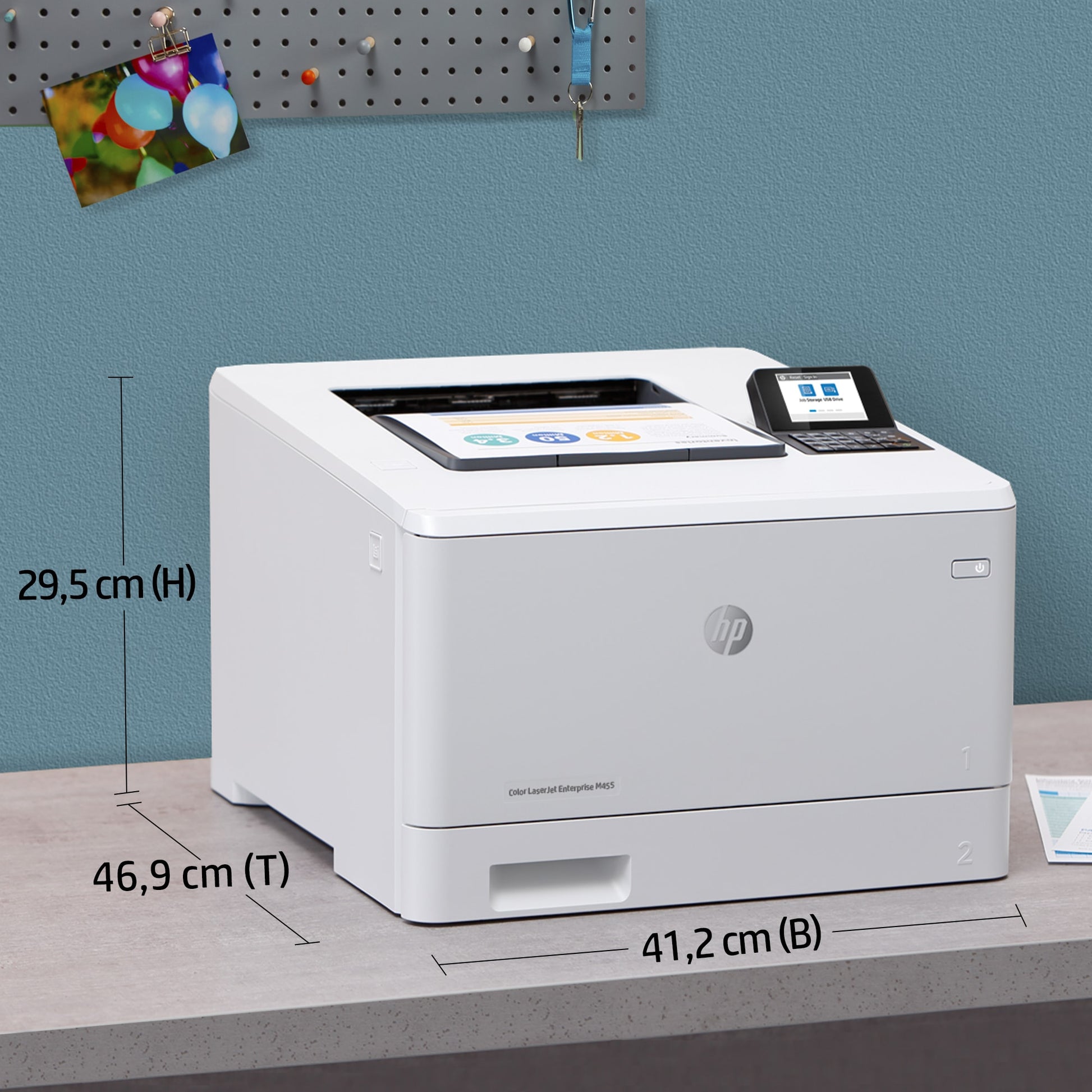 HP LaserJet M455dn – Farbe