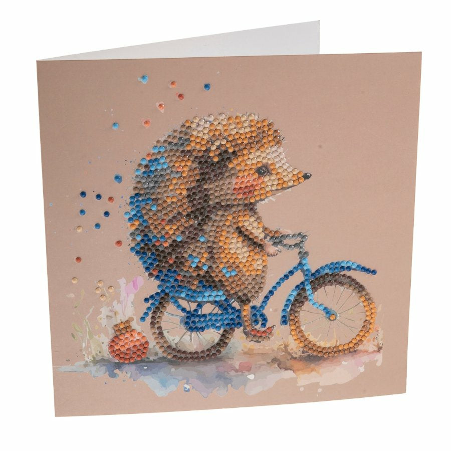 CRAFT Buddy Diamond-Painting-Set Igel – 18 × 18 cm – ab 8 Jahren
