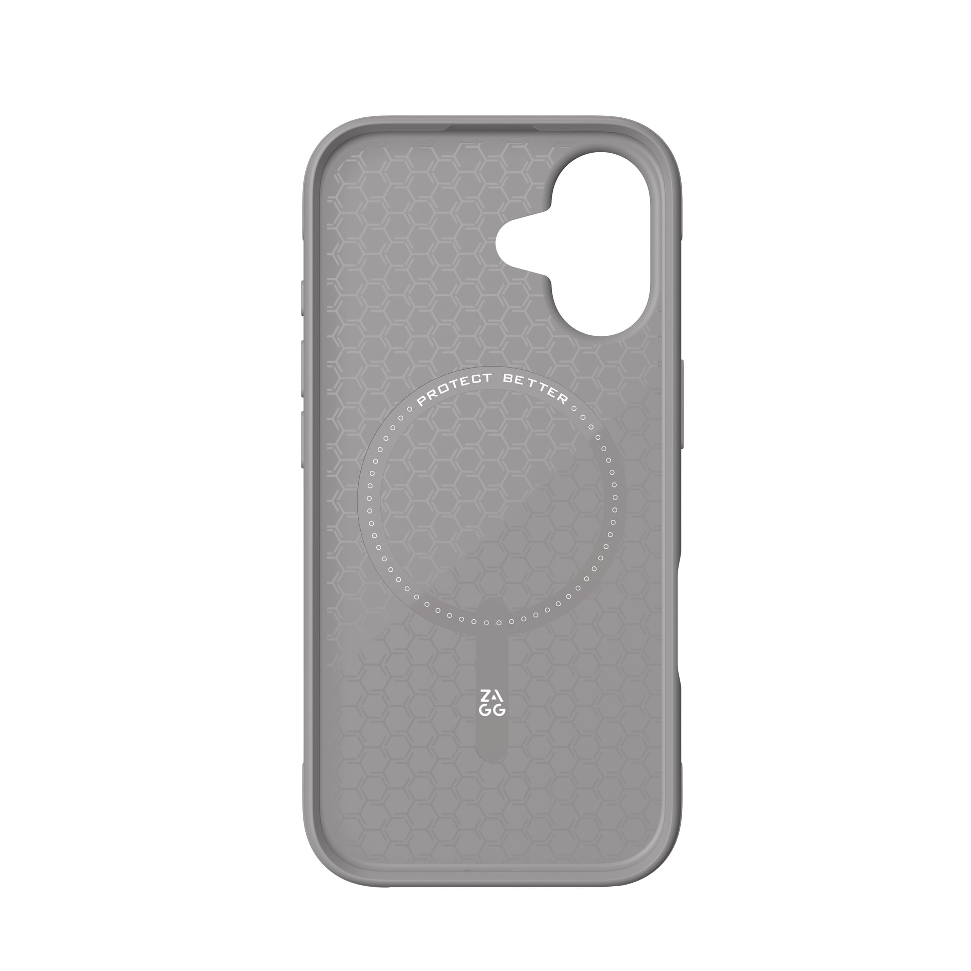 ZAGG Luxe Snap – Backcover – für Apple iPhone 17 – MagSafe, Graphen, Grau, bis 3 m Sturzsicher