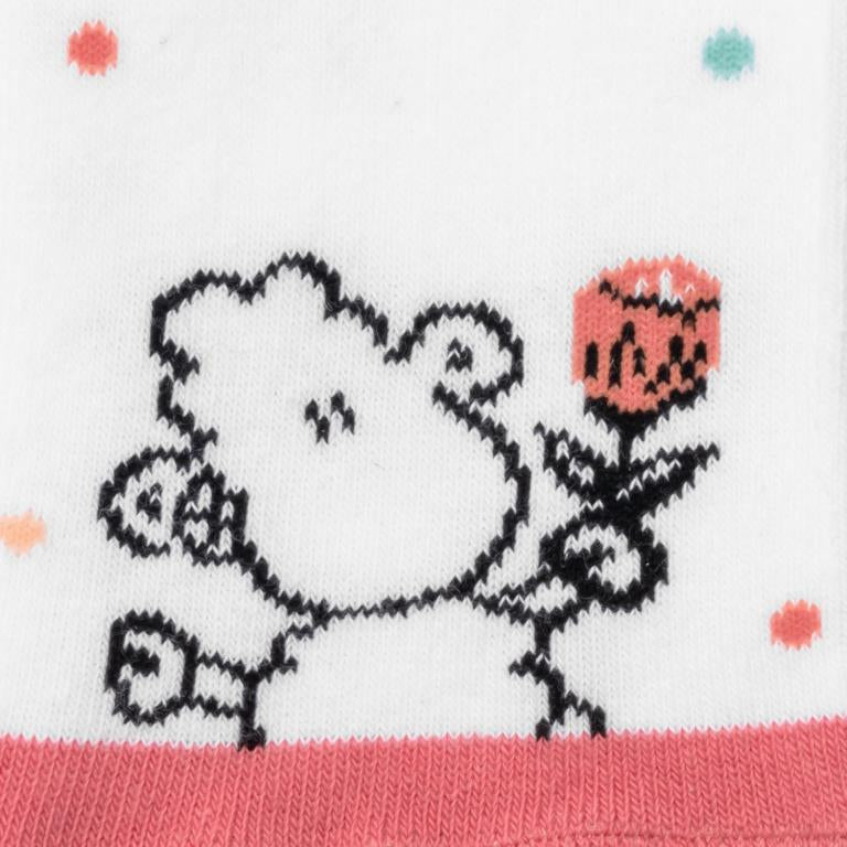 Sheepworld Zaubersocken Herzensmama – Grösse 36–40, Rosa/Weiss, 80% Baumwolle/15% Nylon/5% Elasthan