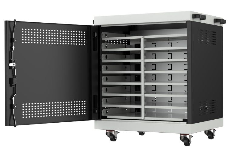 Lanview 19" Netzwerkschrank 14U, 650 × 550 × 700 mm, schwarz
