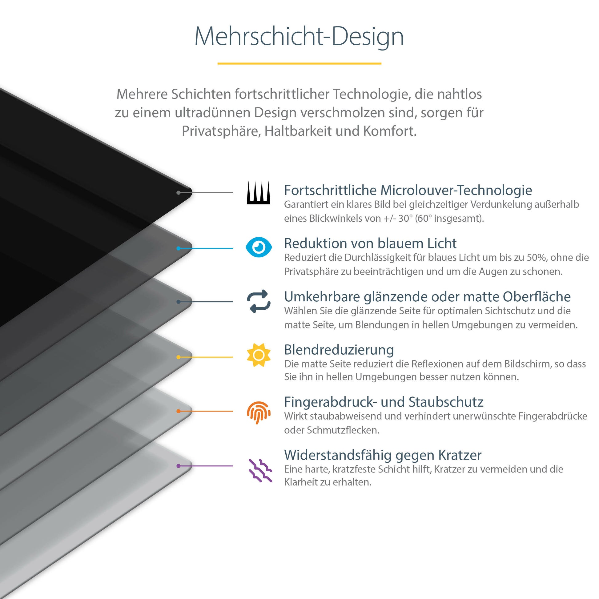 StarTech.com Displayschutz für 23,6" Monitore