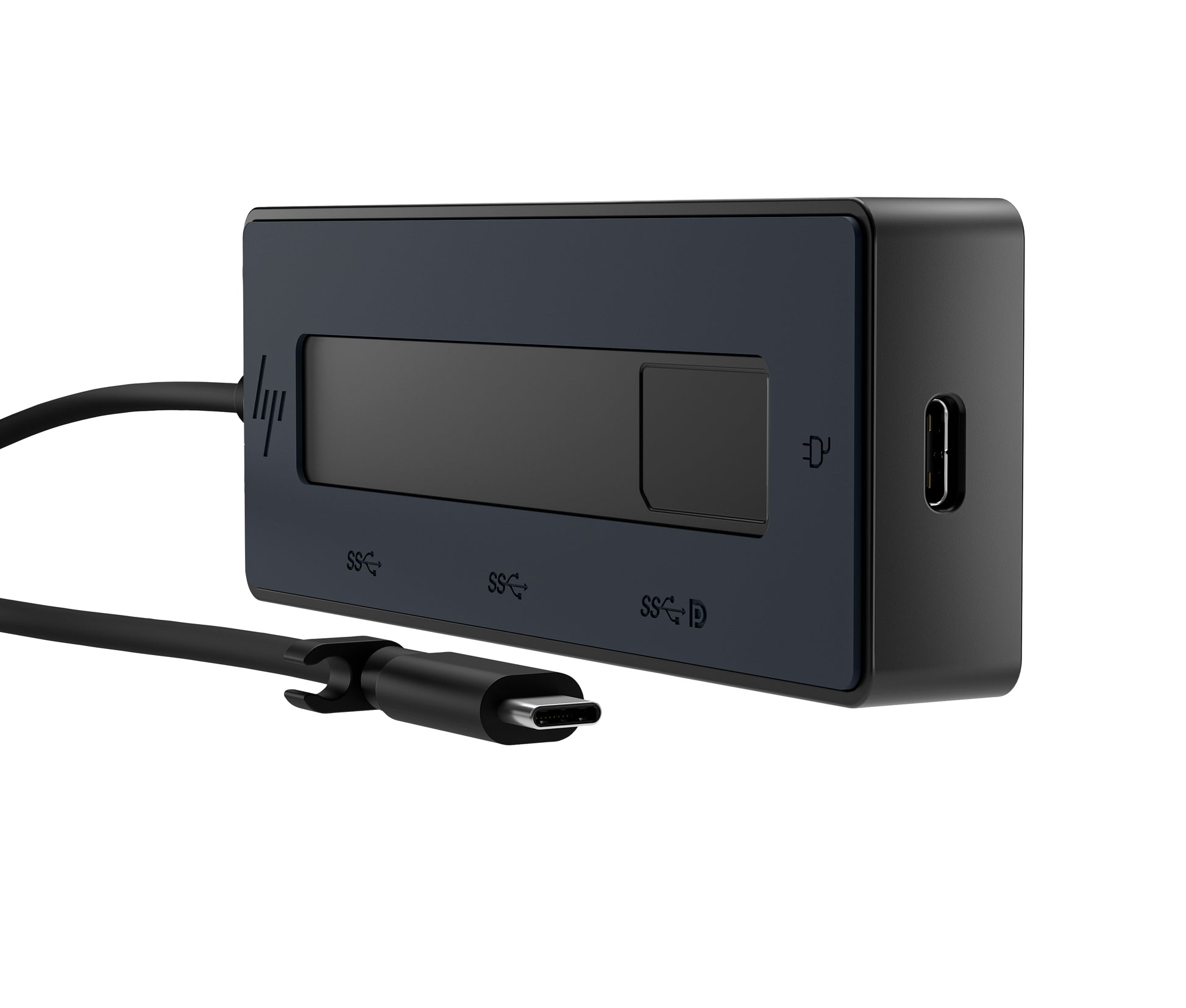 HP Multiport-Adapter – USB-C, 1× DP, 4× USB-C, 65 W PD, für Windows/Mac/ChromeOS