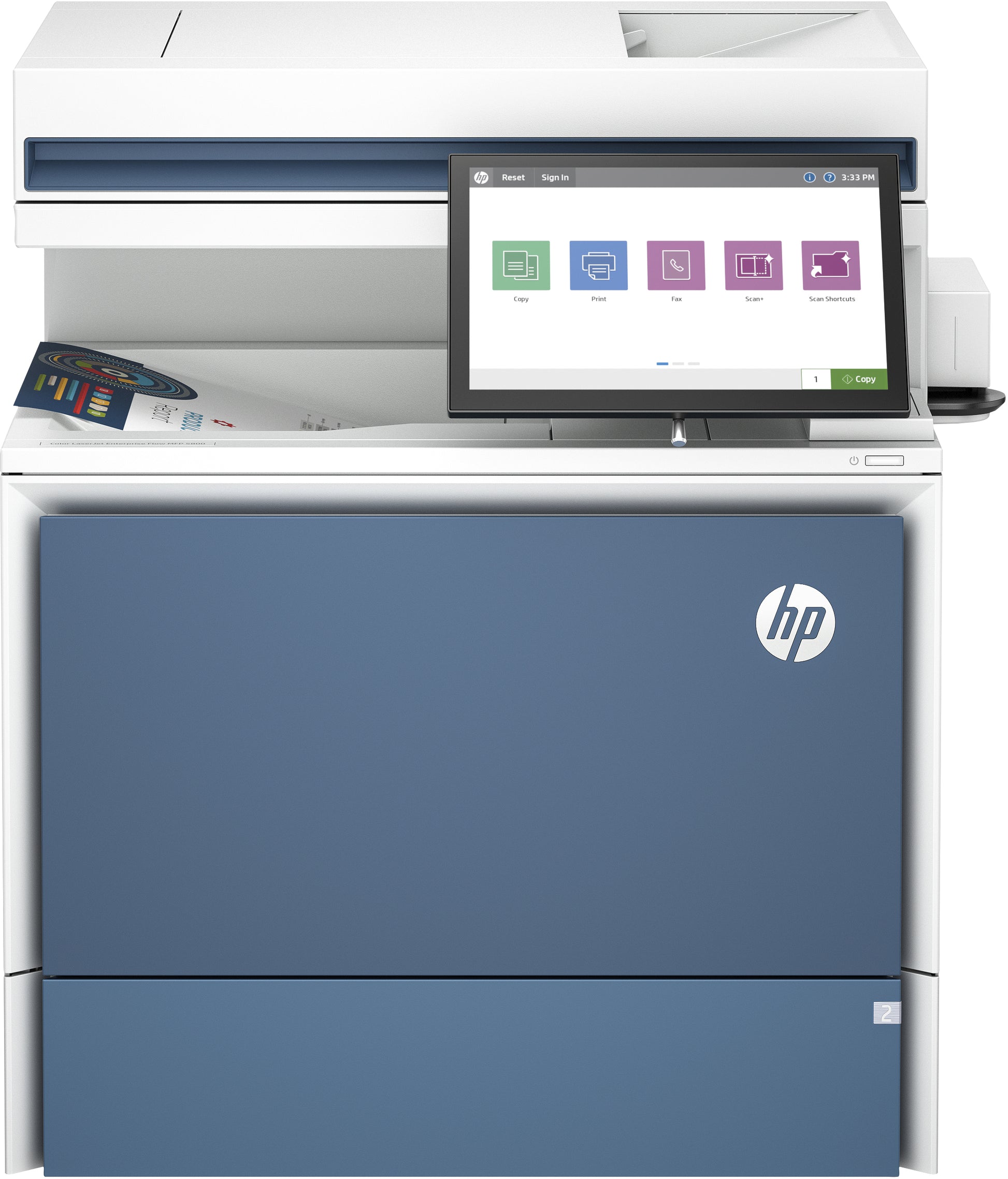 HP Flow Mfp 5800Zf – Farbiges Laser-MFP, 4-in-1