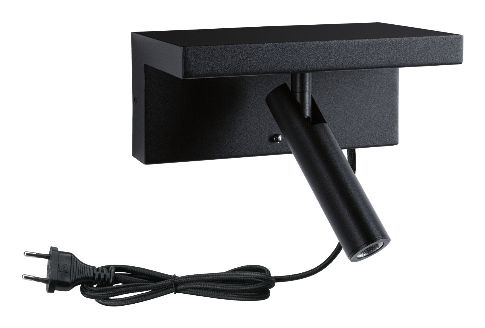 Paulmann Wandleuchte Jerik – 225 lm, 2,4 W, 3000 K, 3-Stufen-Dim, Schwarz, USB-C