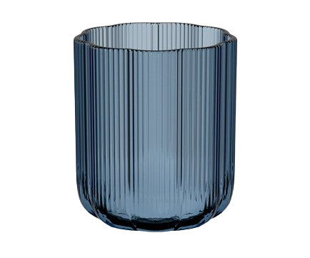 Villeroy & Boch Vase Fleur, Glas, Blau, 15 cm