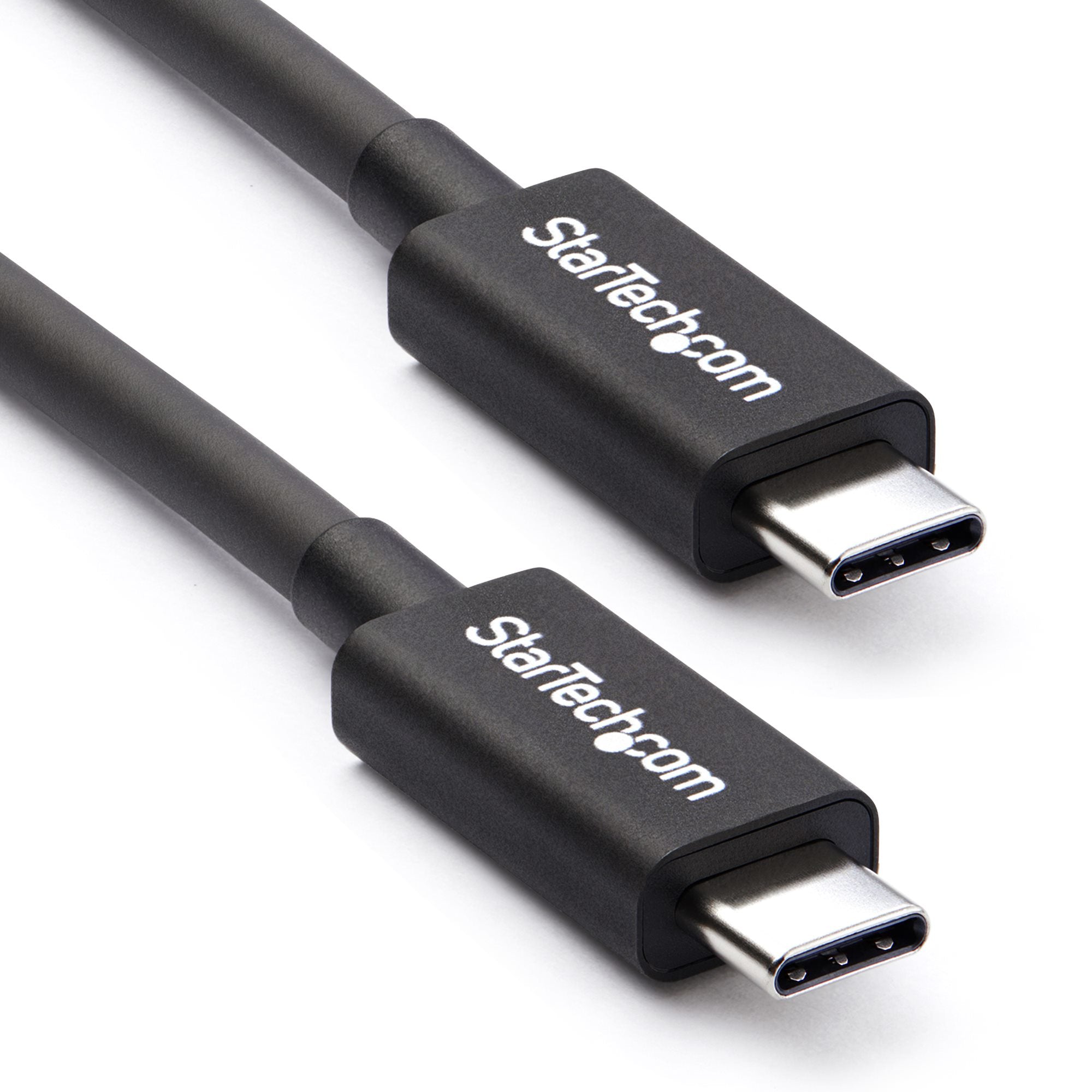 StarTech.com Thunderbolt 3 (USB-C) Kabel – 40 Gbit/s – 0,5 m – PD 100 W – Schwarz