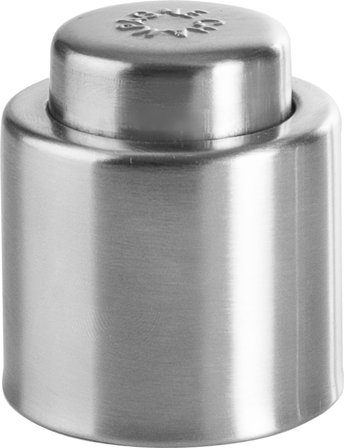 Ibili Flaschenverschluss – Ø 5 cm, Edelstahl, 1 Stk., luftdicht, mit Druckknopf, spülmaschinenfest