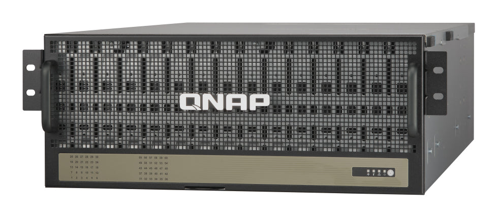 QNAP TL-R6020SEP-RP – 60-Bay Rack 4U JBOD – redundantes Netzteil, für 3,5" HDD/SSD, SAS/SATA
