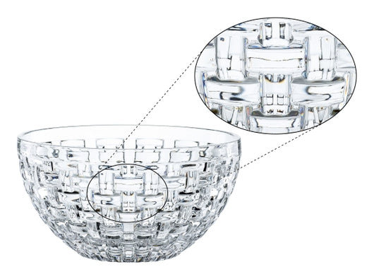 Nachtmann Dessertschale Bossa Nova – 2er Set, 750 ml, Ø 15 cm, Glas, Transparent, spülmaschinenfest