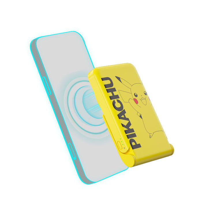OTL Technologies Powerbank 5000 mAh, PD 20 W, 1× USB-C, Kabelloses Laden, für Smartphones, Gelb