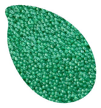 Reslin Glasperlen – Grün – Ø 1,4 mm – 500 g