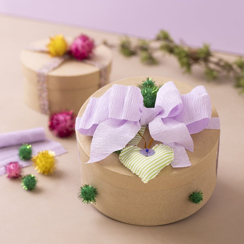 Creativ Company Aufbewahrungsbox 3 Stück (mit Deckel) – Papier – Natur