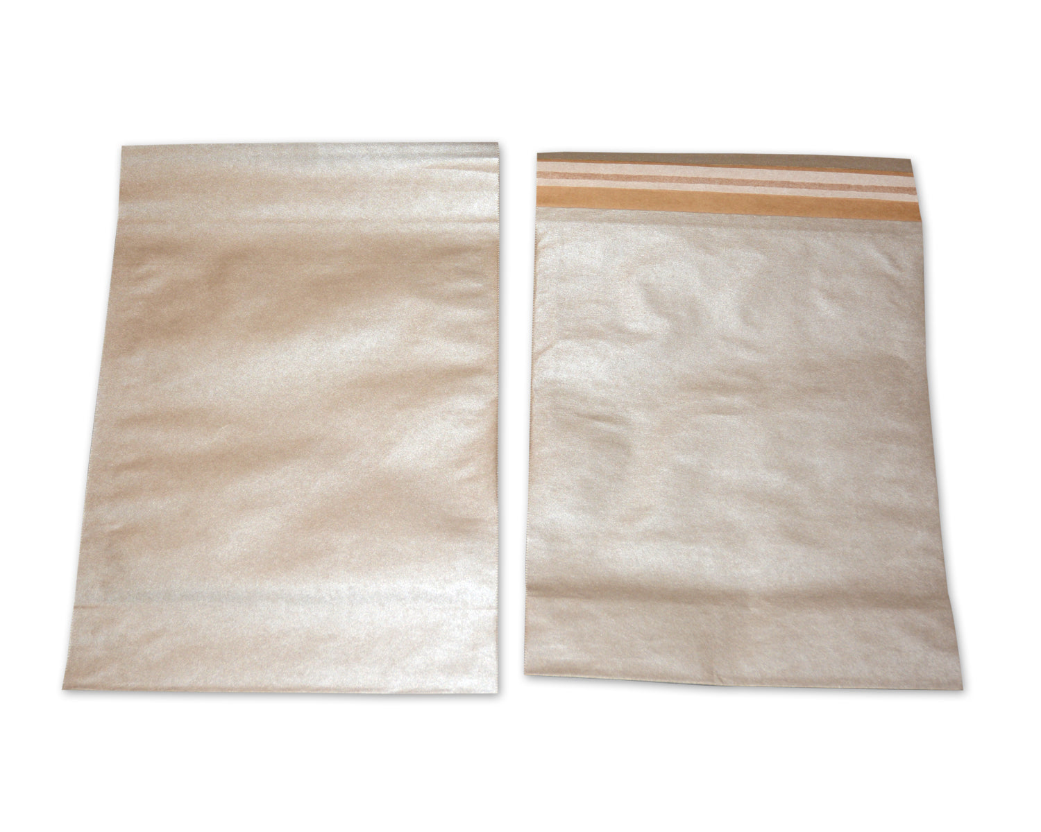 Elco Geschenkbeutel – Platin, Kraftpapier – mit Standboden – 250 × 300 × 100 mm – 25 Stk.