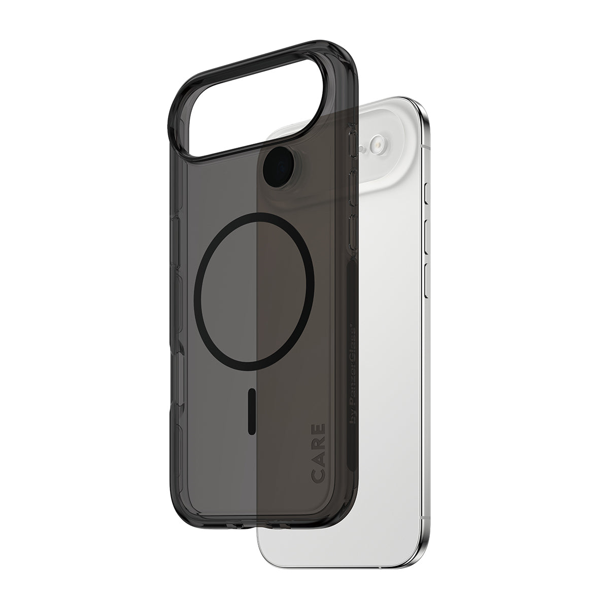 PanzerGlass Backcover – für Apple iPhone 17 Air – transparent/schwarz – MagSafe kompatibel