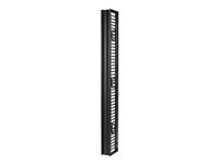 APC Kabelmanagementtafel, vertikal, einseitig, 152×287×2134 mm – für 2+4-Post-Racks – schwarz