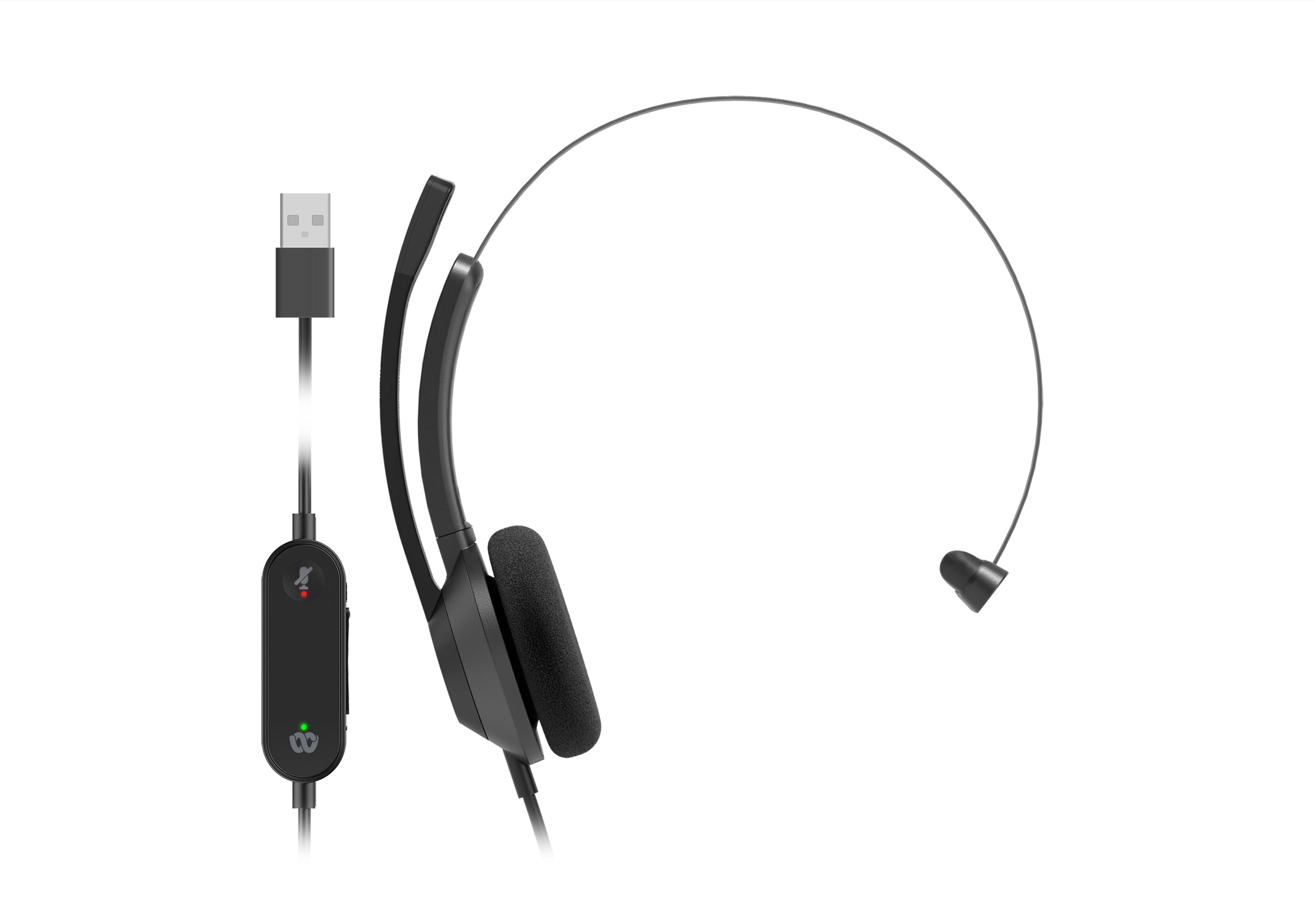 Cisco 321 – Mono On-Ear Headset – USB-A – Schwarz