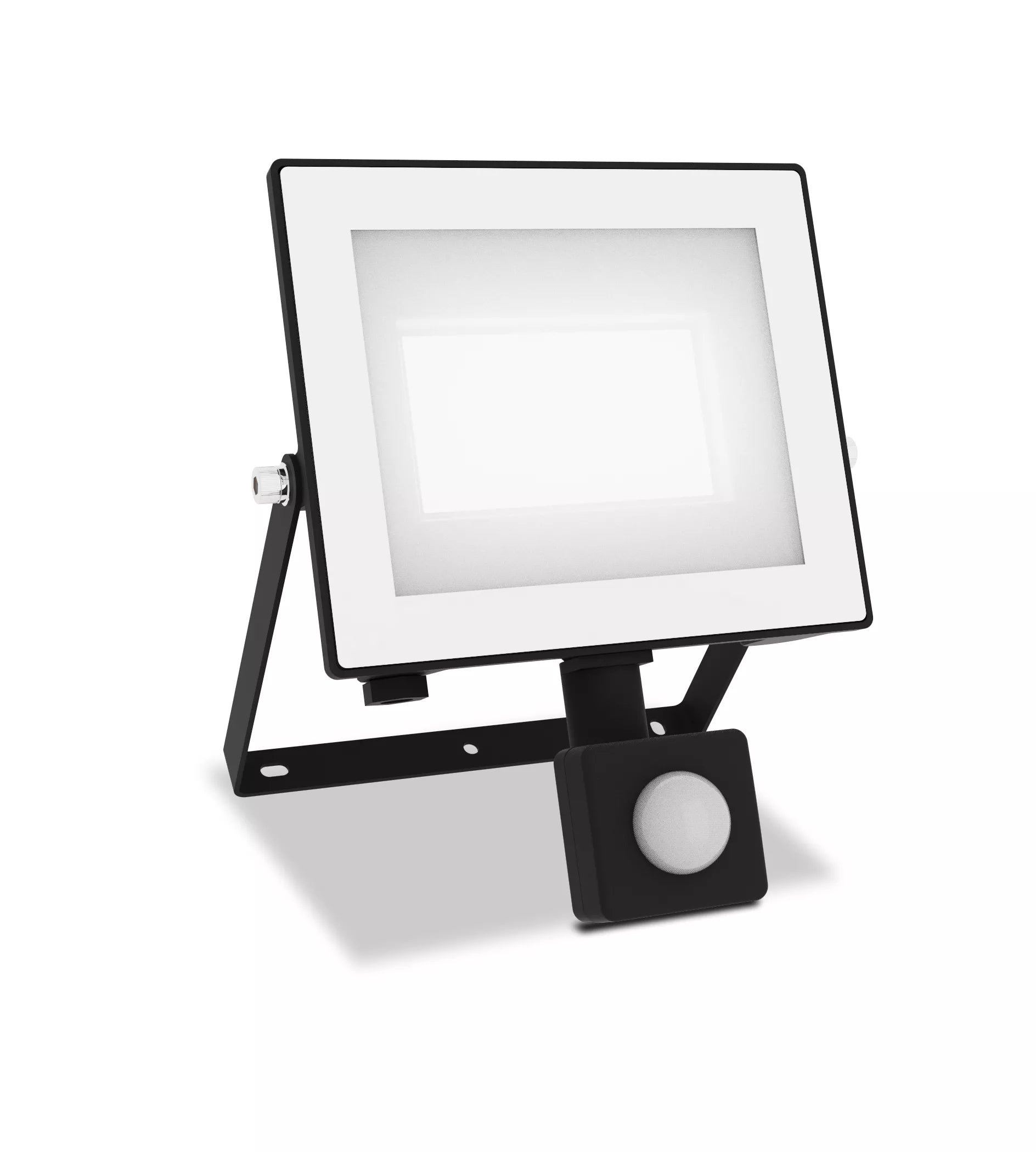 Philips by Signify Philips Aussenwandleuchte – Kaltweiss, 5000 K, IP65, Netzbetrieb, mit Bewegungsmelder, Schwarz, Aluminium