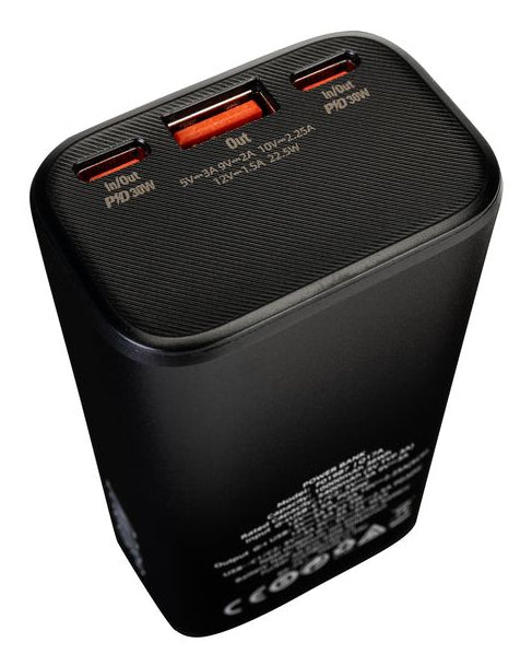 Onit Powerbank Pro 10000mAh PD Block Mini – 30 W PD, Anthrazit