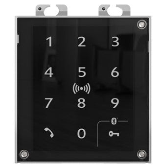 2N IP Verso Touch-Tastatur – 108 × 45 × 131 mm, schwarz