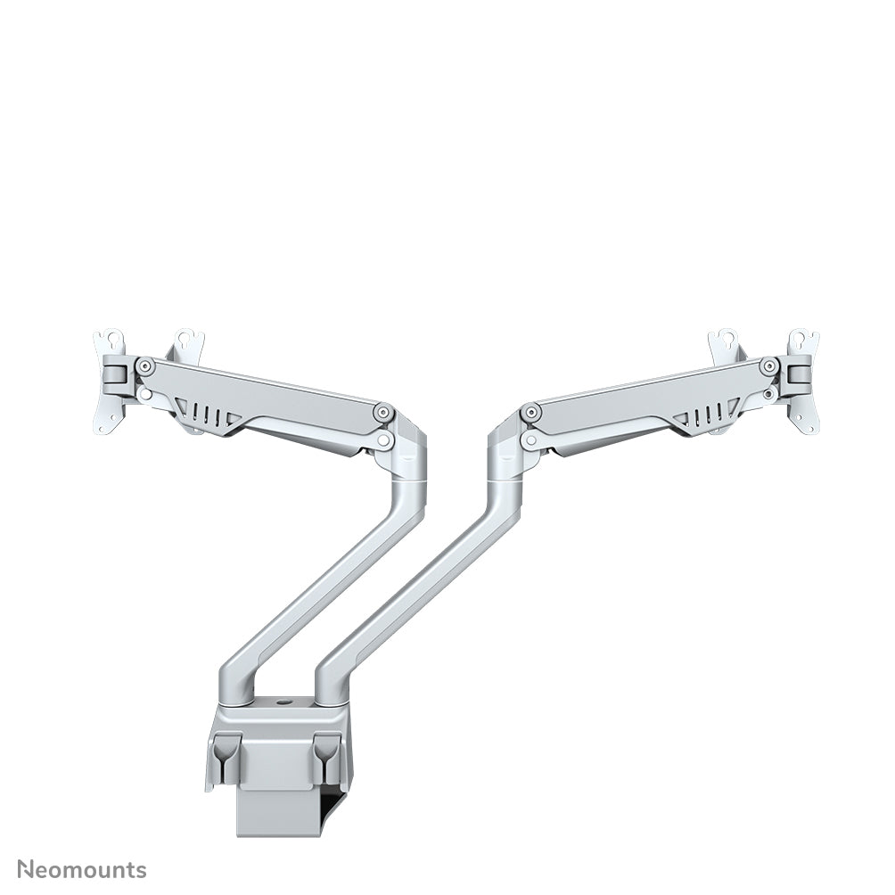 Neomounts Monitorarm, Tischklemme, Tischdurchführung, bis 32", Silber