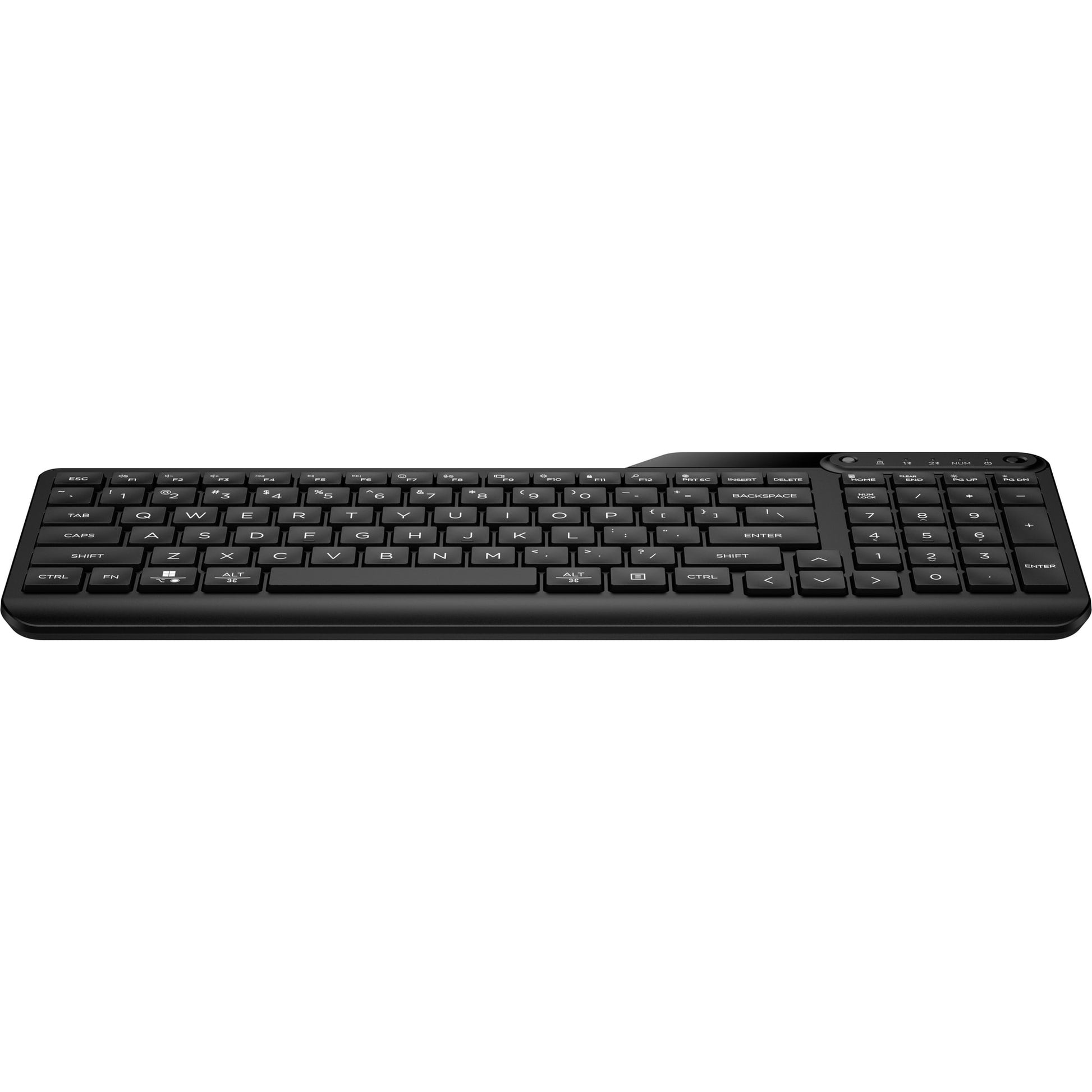 HP 475 Dual-Mode Wireless Tastatur – 100% – Membran – Bluetooth & 2,4 GHz – Schwarz