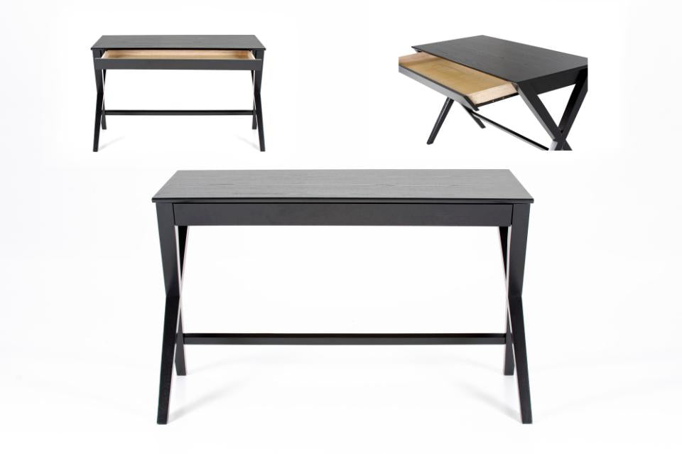 Actona AC Design – Stehtisch – 120 × 60 × 75 cm – Schwarz