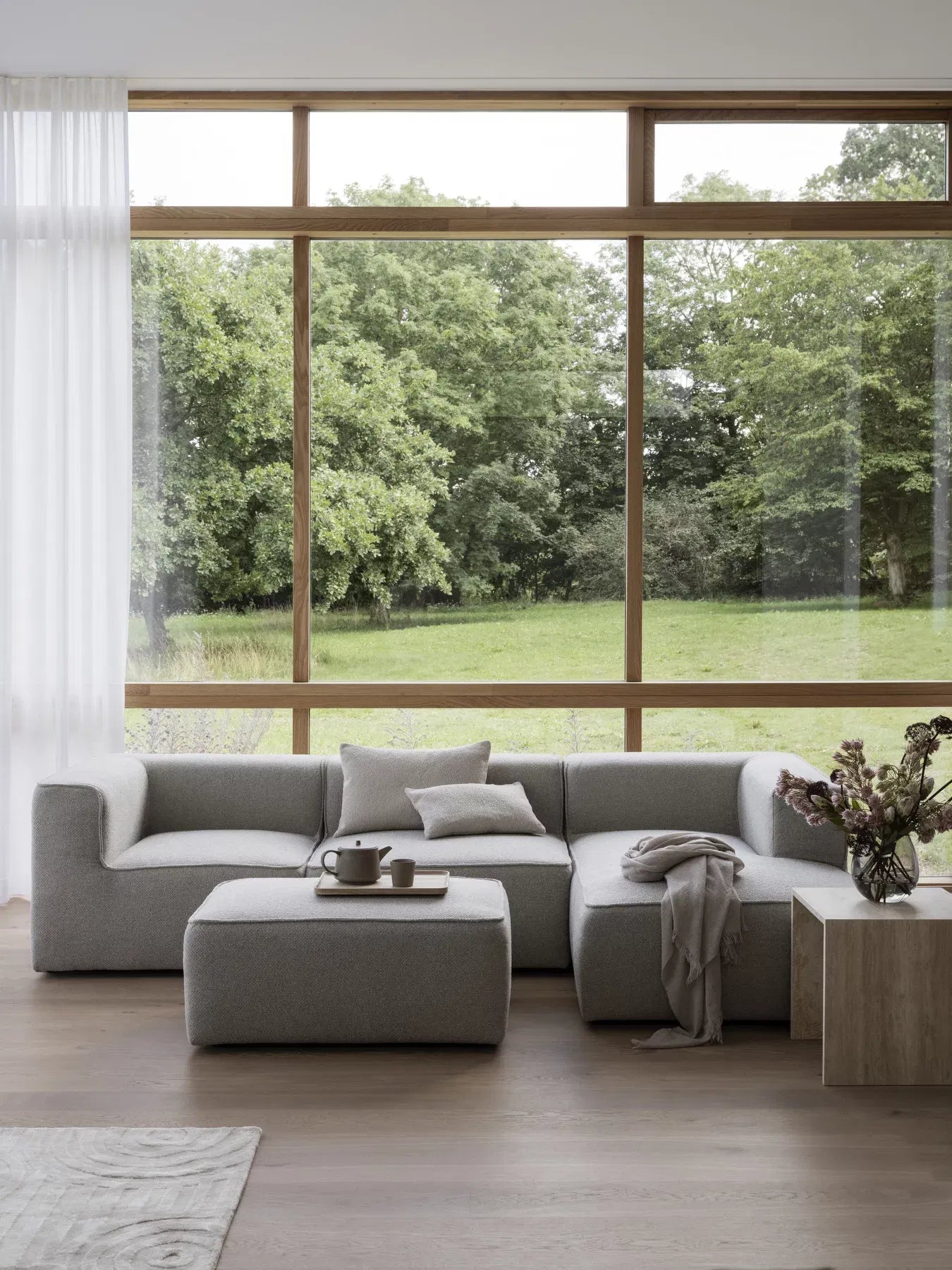 Blomus Teekanne KUMI – 1 l, 22,0 × 14,0 × 12,0 cm, Keramik, Grau, spülmaschinenfest, mikrowellengeeignet