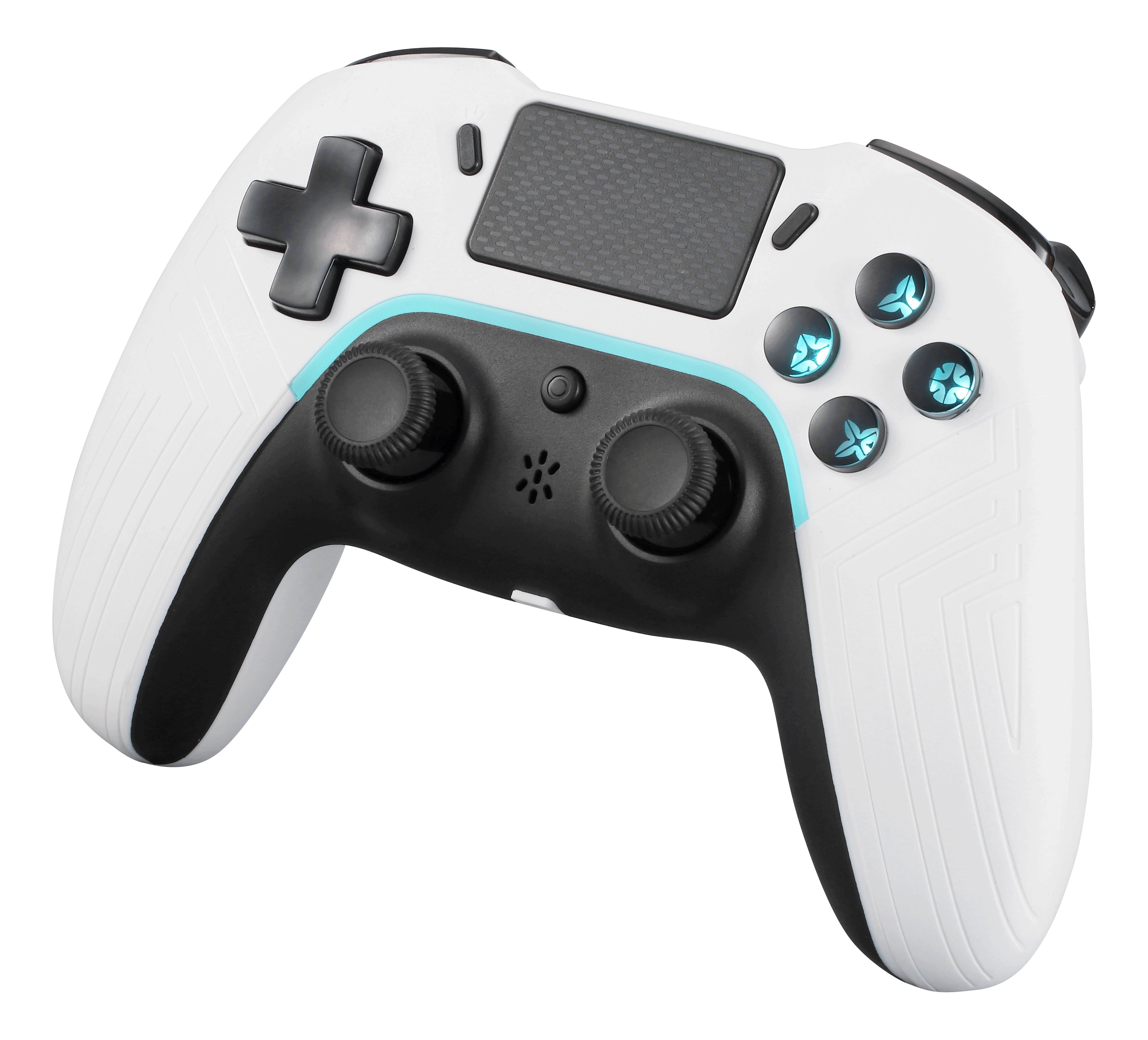 Deltaco Gaming GAM-139-W – Gamepad – USB (USB Typ-C) + Bluetooth 4,2, für PS4 & PC
