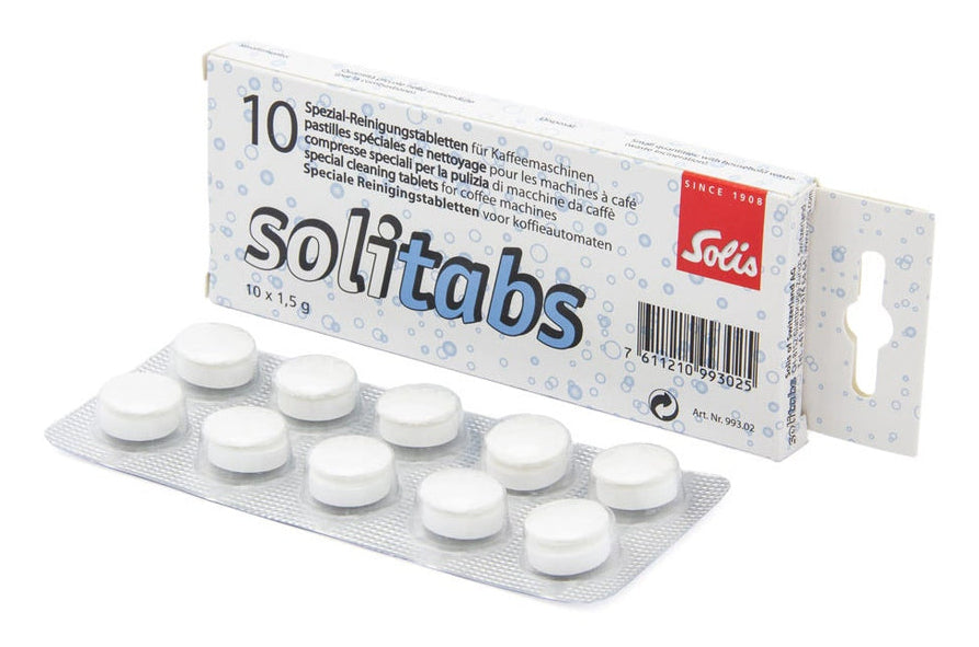 Solis Reinigungstabs Solitabs – für voll- und halbautomatische Espressomaschinen, 10 Tabs