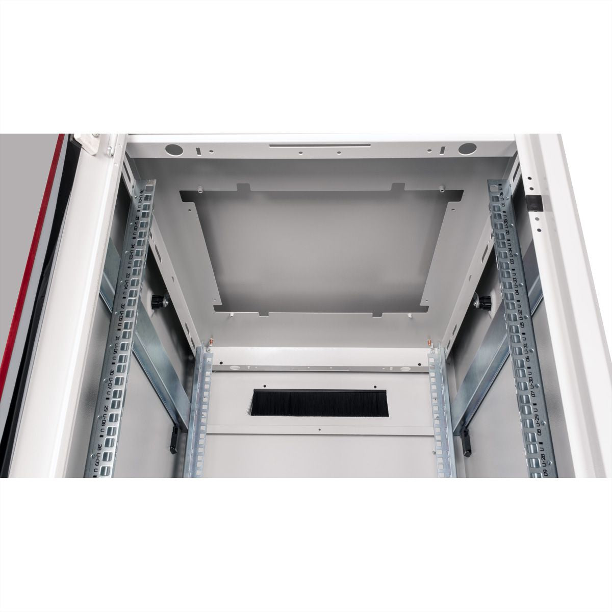 ROLINE Pro – 19" Netzwerkschrank 36U, IP20, abschliessbar, 600 × 800 × 1786 mm, lichtgrau, Stahl