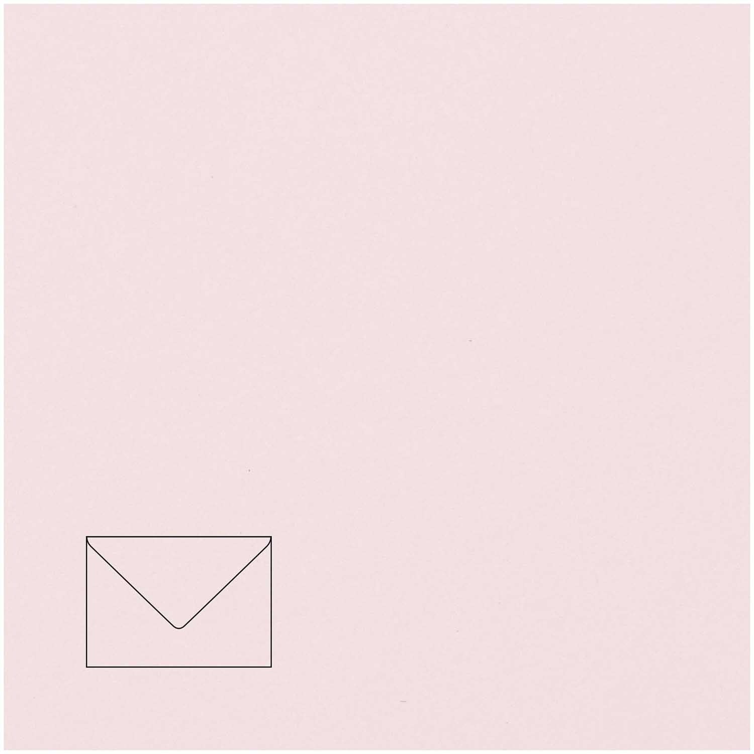 Rico Design Couvert B6, ohne Fenster, rosa, 100 g/m², Papier – 50 Stk.