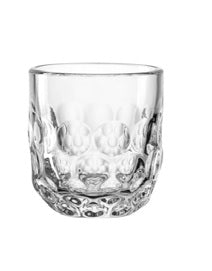 LEONARDO Espressotasse GOCCE – 6-teiliges Set, 60 ml, Ø 5,0 cm, H 6,0 cm, Glas, Transparent