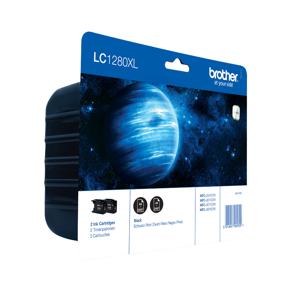 Brother Tintenpatronen-Multipack, Schwarz, 2er-Pack