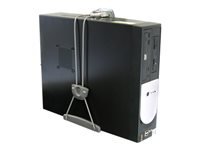 Ergotron CPU Halter Universal – Gerätehalterung (Tablet/Panel) – Klemme/Durchführung – bis 22,7 kg – verstellbar