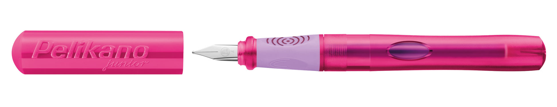 Pelikano junior – Füllfederhalter – A, für Rechtshänder – pink – Edelstahl