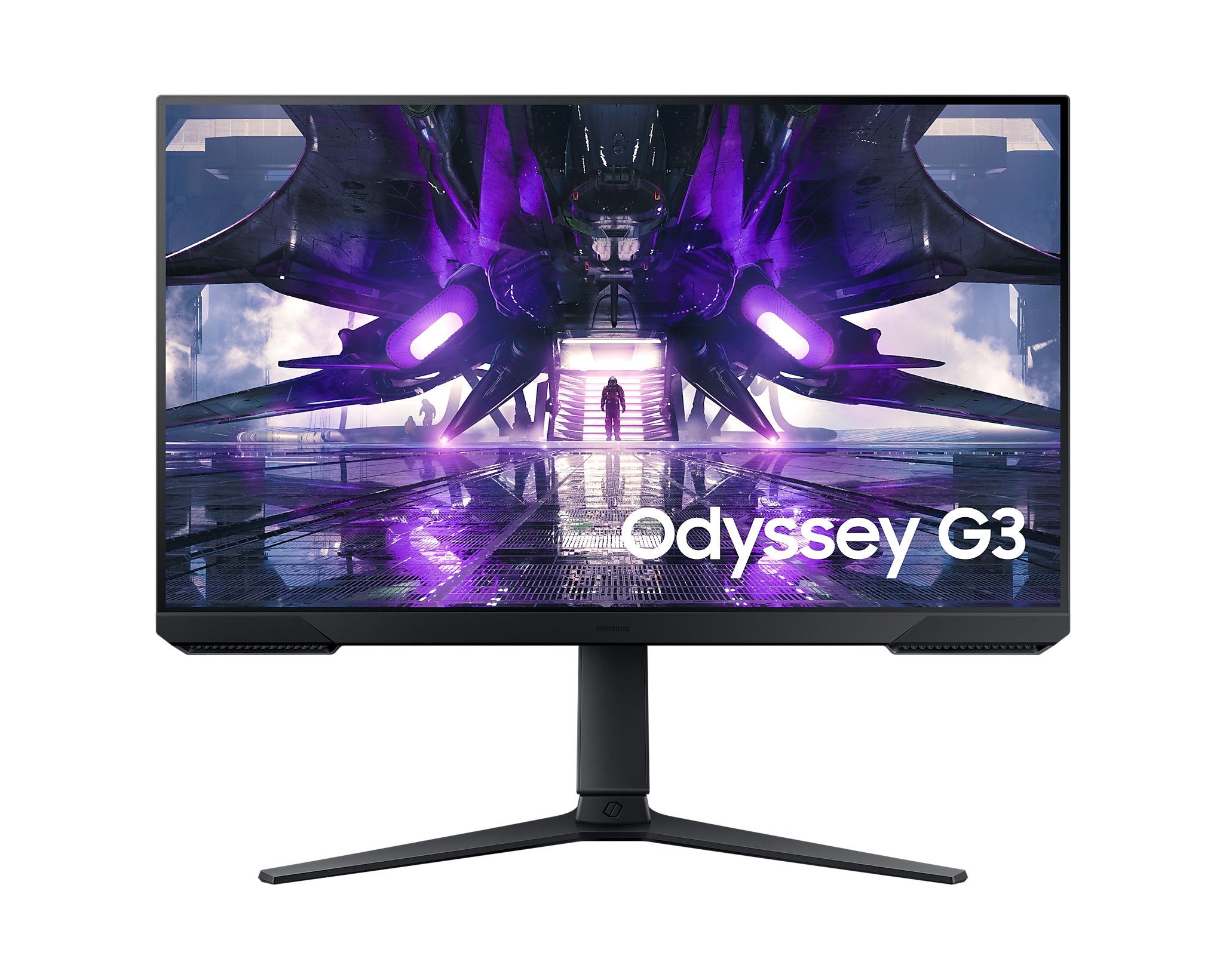 Samsung G3A – Monitor, 27", 1920 × 1080 (Full HD), VA, 144 Hz, 250 cd/m², VESA 100 × 100, Schwarz