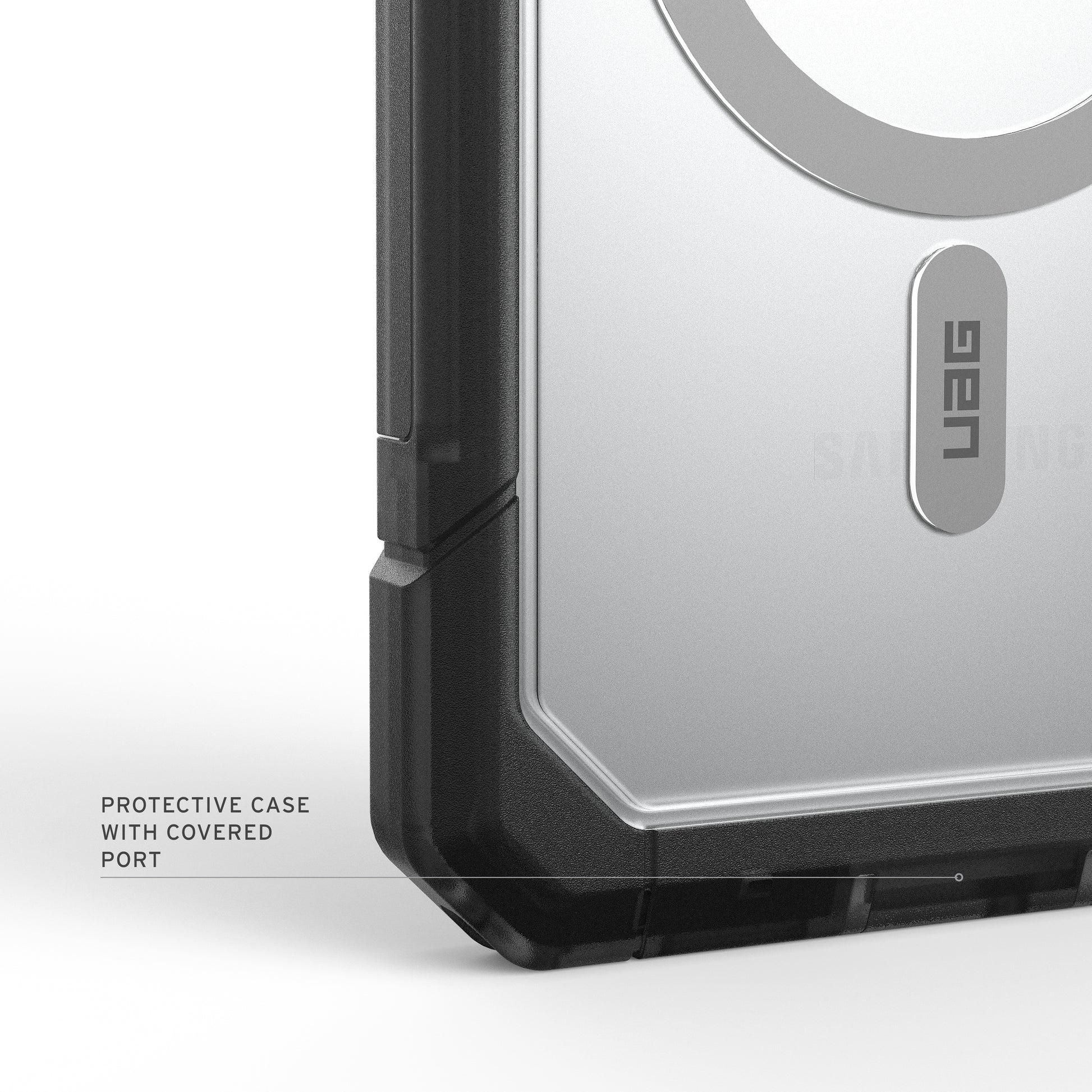 Urban Armor Gear UAG Trooper Backcover – für Samsung Galaxy S26 Plus, MagSafe, mit Ständer, PC, Transparent