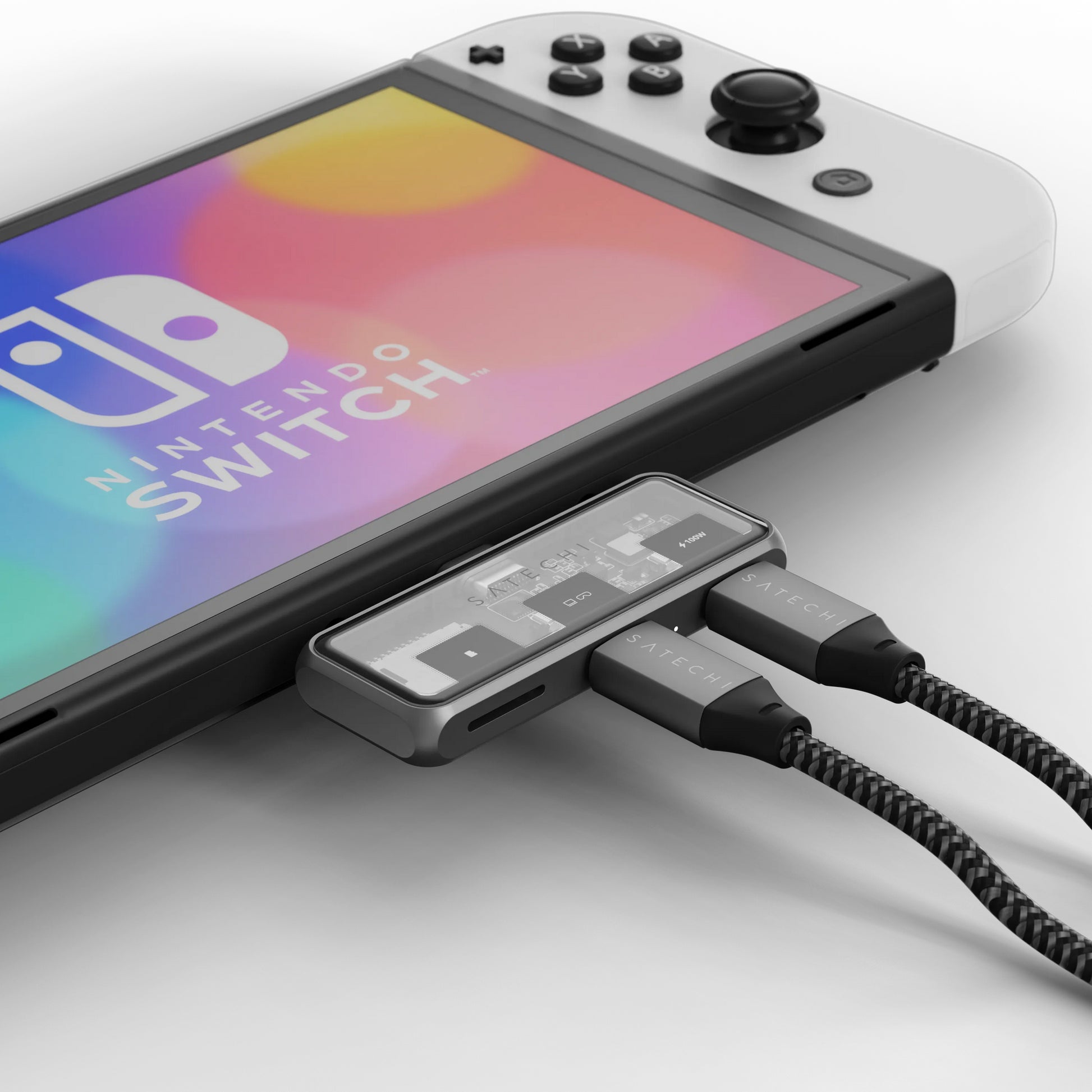 Satechi Dockingstation – USB-C, 100 W PD, microSD, für Windows/Mac/ChromeOS